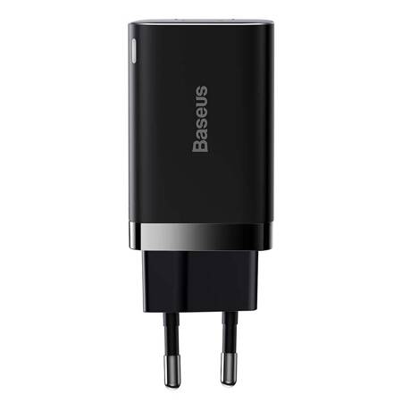 Ładowarka sieciowa Baseus Super Si Pro Quick Charger USB + USB-C 30W (czarna)