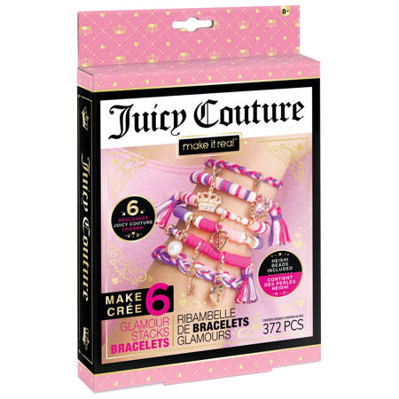 MAKE IT REAL Juicy Couture Glamour Stacks Bransoletki, zabawka kreatywna