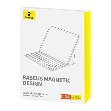 Magnetyczne etui z klawiaturą Baseus Brilliance Pad 10 10.9" (czarne)