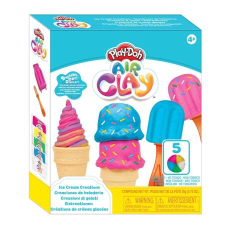 PLAY-DOH Air Clay Ice Cream Creations, zabawka kreatywna