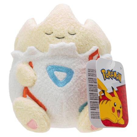 POKEMON Śpiący Togepi Seria 2, pluszak, 13 cm