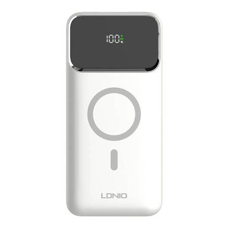 Powerbank LDNIO PQ12, 15W, 10000mah (biały)