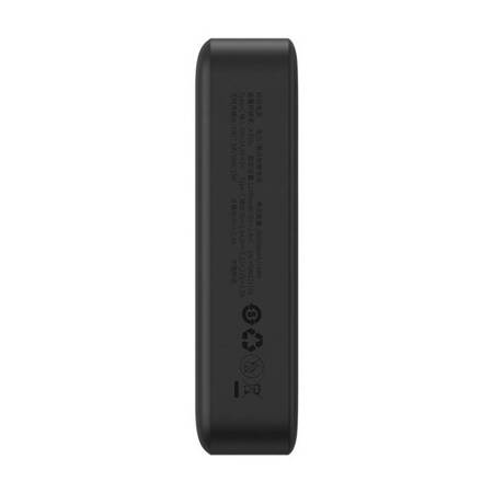 Powerbank magnetyczny Baseus Magnetic Mini 20000mAh, USB-C 20W MagSafe (czarny)