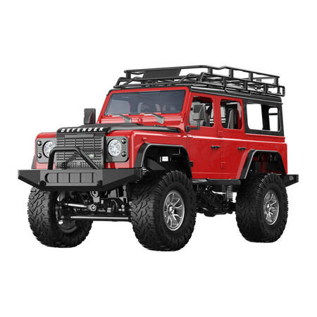 Samochód zdalnie sterowany RC na pilota 1:14 Double Eagle (czerwony) Land Rover Defender E339-003