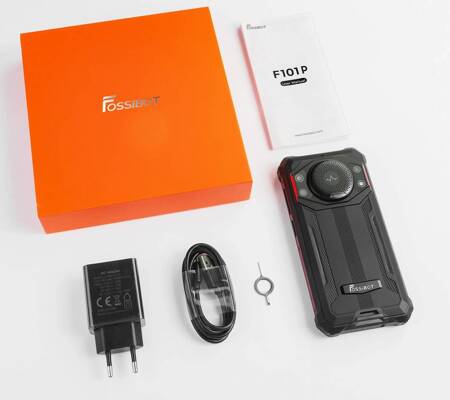 Smartfon pancerny FOSSiBOT F101P 4 GB / 64 GB 4G (LTE) Czarny Czerwony