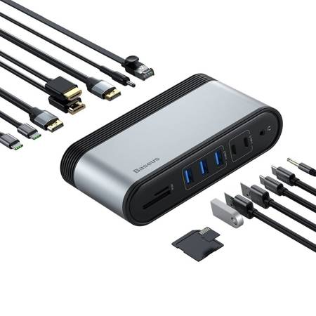 Stacja dokująca Baseus Working Station, HUB USB-C 16w1