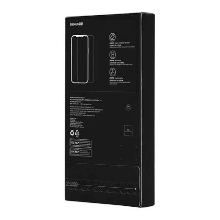 Szkło hartowane Baseus 0.4mm Corning HD Iphone 12/12 Pro + zestaw czyszczący