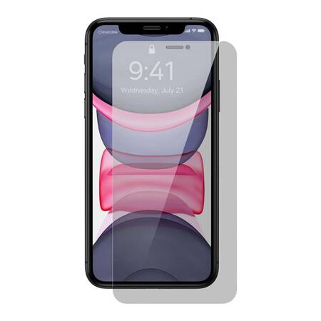 Szkło hartowane z filtrem prywatyzującym 0.3mm Baseus do iPhone X / XS / 11 Pro