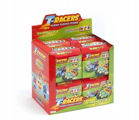 T-Racers GLOW RACE Seria 4 AUTKO Z FIGURKĄ