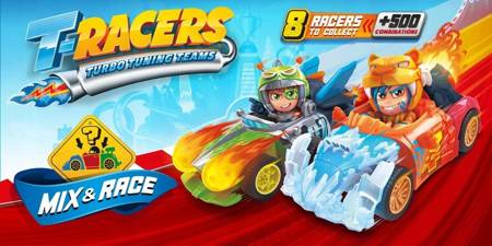 T-Racers GLOW RACE Seria 4 AUTKO Z FIGURKĄ