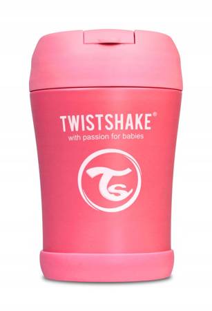 Twistshake Pojemnik Termiczny z Łyżką 350ml Pink