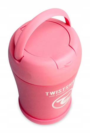 Twistshake Pojemnik Termiczny z Łyżką 350ml Pink