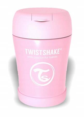 Twistshake Pojemnik Termiczny z Łyżką 350ml Pink