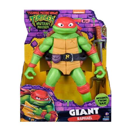 WOJOWNICZE ŻÓŁWIE NINJA Gigant Raphael, figurka, 30 cm