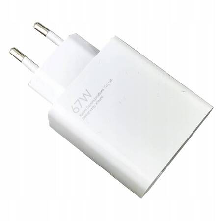 Xiaomi Ładowarka sieciowa USB 3A + Kabel USB C biała