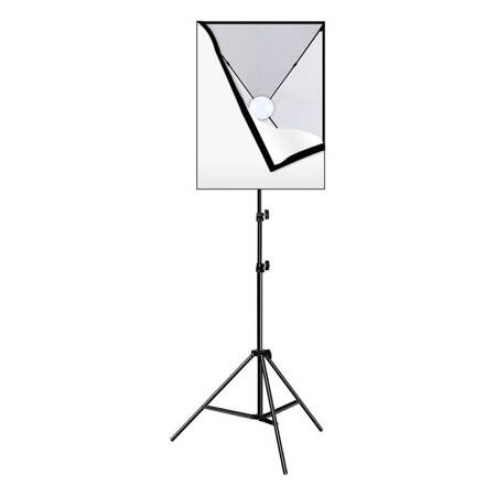 Zestaw studyjny Puluz Softbox LED 50x70cm, statyw, żarówka LED 1 szt PU5070EU