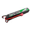 Akumulator Gens ace 25C 2400mAh 2S2P 7.4V Saddle Airsoft Gun Lipo z konektorem Mini Deans(T) Plug