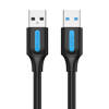 Kabel USB 3.0 Vention CONBI 2A 3m czarny PVC