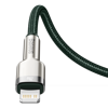 Kabel USB-C do Lightning Baseus 2m (zielony)