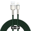 Kabel USB do Lightning Baseus Cafule, 2.4A, 2m (zielony)