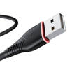 Kabel USB do Lightning VFAN Anti-Break X01, 3A, 1m (czarny)