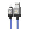 Kabel szybko ładujący Baseus USB-A do Lightning CoolPlay Series 2m, 2.4A (niebieski)