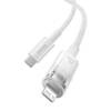 Kabel szybko ładujący Baseus USB-C do Lightning  Explorer Series 1m, 20W (biały)