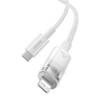 Kabel szybko ładujący Baseus USB-C do Lightning  Explorer Series 2m, 20W (biały)