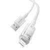 Kabel szybko ładujący Sm Baseus Explorer USB do Lightning 2.4A 1M (Biały)