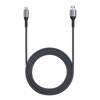 Kabel szybko ładujący USB-A 3.1 do USB-C Lention CB-ACE-6A1M, 6A, 10Gbps, 1m (czarny)