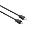 Ładowarka samochodowa LDNIO C510Q USB, USB-C + kabel USB-C - Lightning