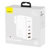 Ładowarka sieciowa Baseus GaN2 Pro, 2x USB + 2x USB-C, 100W, EU (biała)