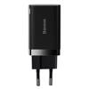 Ładowarka sieciowa Baseus Super Si Pro Quick Charger USB + USB-C 30W (czarna)