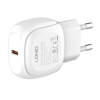 Ładowarka sieciowa LDNIO A1206C, USB-C, 27W + kabel USB-C do Lightning (biała)